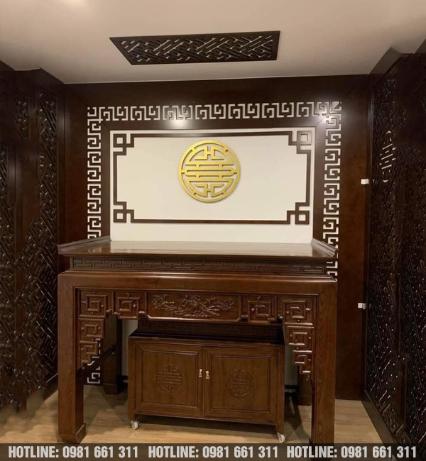 Bàn thờ đứng hiện đại giá tốt cho các hộ chung cư Hà Nội