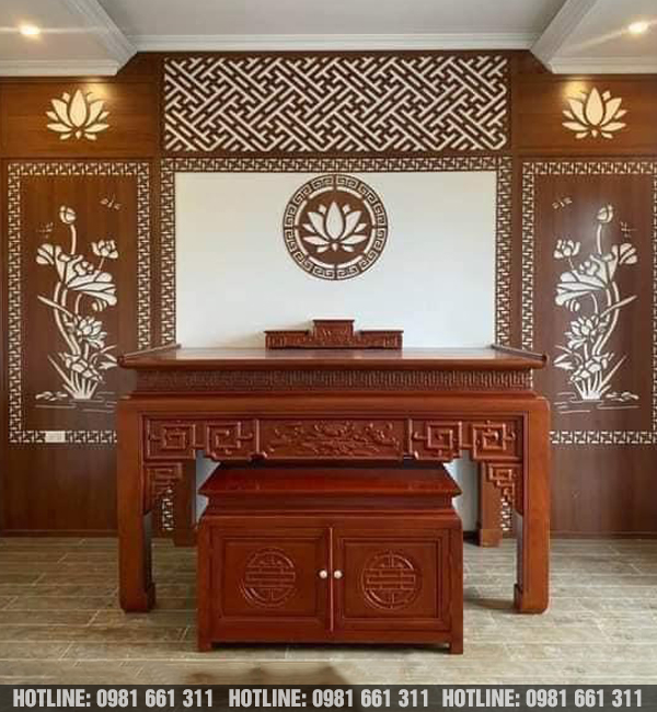 mẫu bàn thờ đẹp hiện đại