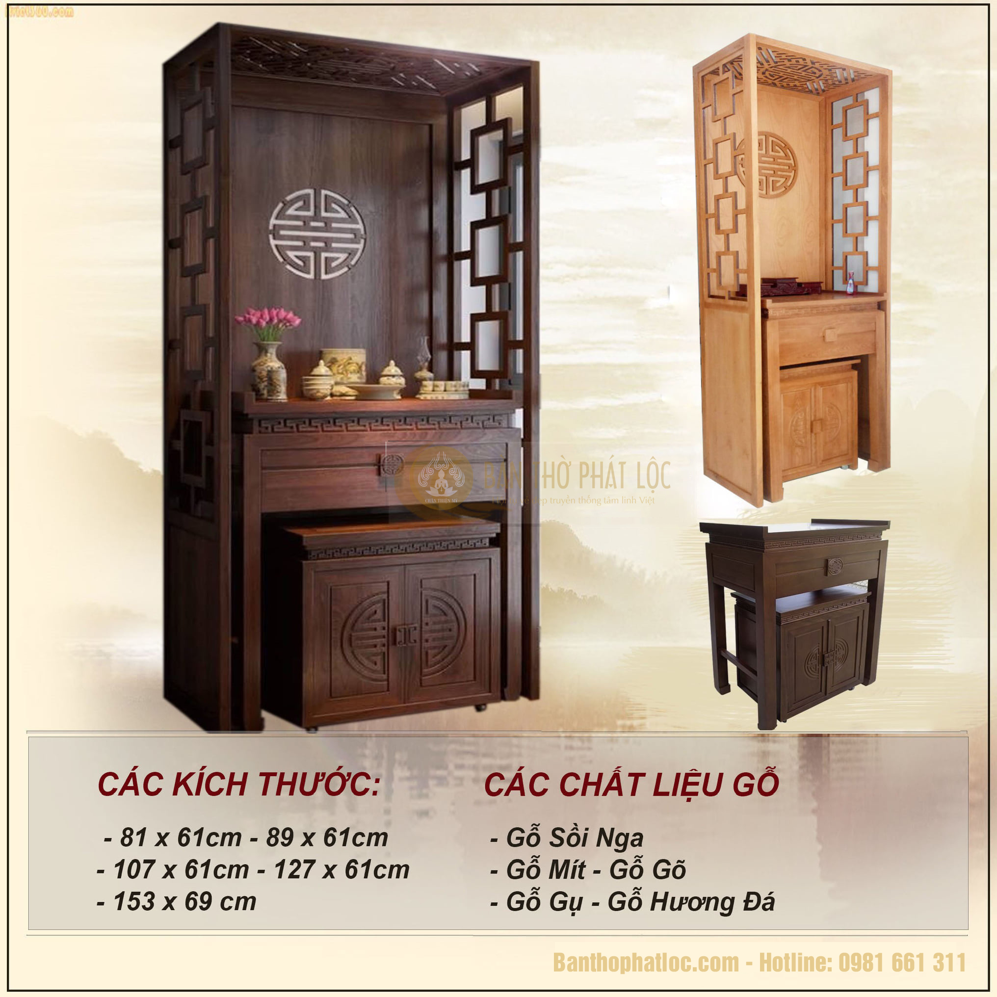 cách trang trí bàn thờ đẹp