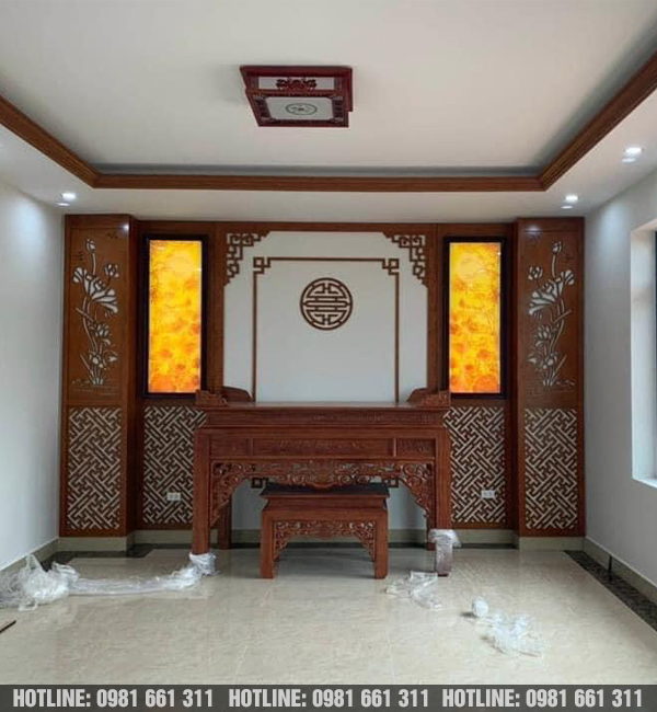 Top bộ bàn thờ đứng chung cư ưu chuộng tại Hà Nội